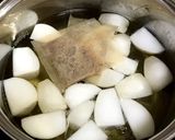 ぶり アラの味噌汁作り方6写真