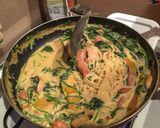 ハロウィン・パンプキンカレーパスタ作り方15写真