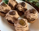 なんちゃってモンブラン風☆チョコケーキ作り方10写真