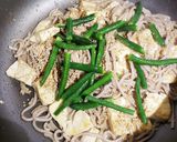 節約♪♪豆腐と蕎麦の焼き焼き♪♪作り方3写真