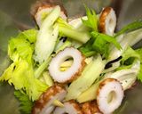 竹輪とセロリの塩昆布わさび和え★簡単作り方1写真