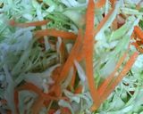 キャベツとえのき塩昆布の巾着作り方3写真