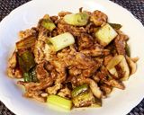 豚肉のねぎのピリ辛味噌炒め作り方4写真