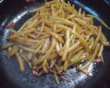 きんぴらサツマイモ茎作り方5写真