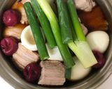 さっぱり 梅角煮 QC 簡単 豚バラ 卵作り方2写真