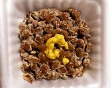 納豆としめじの手抜きパスタ作り方3写真