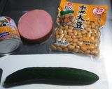 スプーンで食べる大豆の旨マヨサラダ作り方1写真