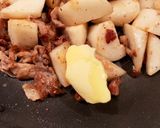 カリカリ豚肉と山芋のバター醤油焼お弁当に作り方5写真