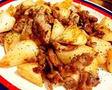 カリカリ豚肉と山芋のバター醤油焼お弁当に作り方7写真