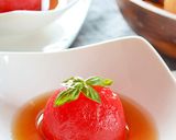八方だしで、丸ごとトマトの煮びたし♪作り方4写真