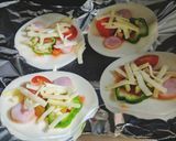 お弁当OK☆餃子の皮ミニピザ☆作り方4写真