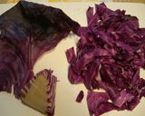 紫色のキャベツの美味しいサラダ♪作り方1写真