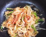 寝かせたパスタで★シンプルナポリタン作り方3写真