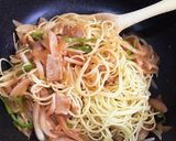 寝かせたパスタで★シンプルナポリタン作り方4写真