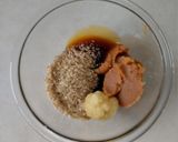 ちょっとこってり!味噌マヨトースト作り方1写真