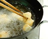 食材費60円⁉揚げ豆腐のそぼろ風甘酢あん作り方14写真