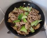 【時短10分】豚肉とチンゲン菜の中華炒め作り方2写真