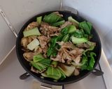 【時短10分】豚肉とチンゲン菜の中華炒め作り方3写真