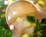 冬瓜と青梗菜ブロックベーコンとろみスープ作り方8写真