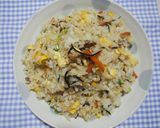 ひじきの煮物チャーハン！リメイク♪作り方7写真