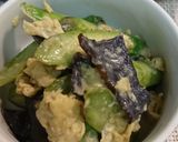 アスパラとキクラゲの卵炒め作り方6写真