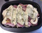 温野菜と豚バラチーズ焼き作り方3写真