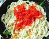 切るのはネギだけ簡単焼きうどん！作り方5写真