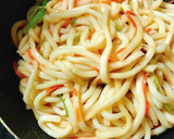 切るのはネギだけ簡単焼きうどん！作り方6写真