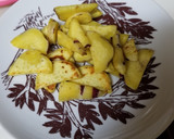 さつまいもと豚肉のおかず炒め作り方1写真
