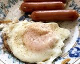 簡単☆目玉焼きに塩コショウ作り方1写真