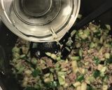 ナスとキュウリの肉味噌 そうめん作り方6写真