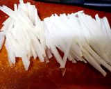 梨と大根のさっぱりサラダ作り方1写真