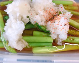 アスパラの麺つゆと大根おろしの煮浸し作り方6写真