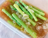 アスパラの麺つゆと大根おろしの煮浸し作り方7写真