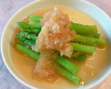 アスパラの麺つゆと大根おろしの煮浸し作り方8写真