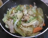 カレー風味あんかけ焼きそば作り方5写真