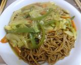 カレー風味あんかけ焼きそば作り方7写真