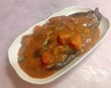 カレーが残ったら、丸ごと焼きなすカレー作り方4写真