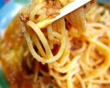 シェフ直伝！ミートソースのスープパスタ作り方15写真