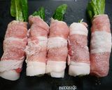 簡単！ちくわチーズ肉巻き☆マスタード醤油作り方3写真