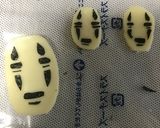 年少男の子キャラ弁記録【9月】カオナシ作り方1写真