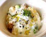 朝ご飯に 甘くないアボカドヨーグルト作り方4写真