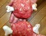 お弁当サイズ！マンガ肉ミニハンバーグ作り方2写真