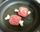 お弁当サイズ！マンガ肉ミニハンバーグ作り方3写真