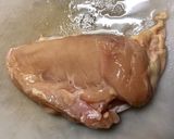 揚げないからヘルシー！マンガ肉唐揚げ作り方1写真