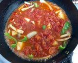 野菜タップリな煮込みマンガ肉！作り方5写真
