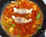 野菜タップリな煮込みマンガ肉！作り方6写真