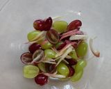 葡萄とみょうがのレモンパスタ作り方1写真