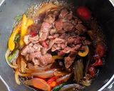 温泉卵をのせて✿ガッツリ牛丼作り方5写真