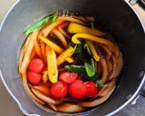 温泉卵をのせて✿ガッツリ牛丼作り方4写真